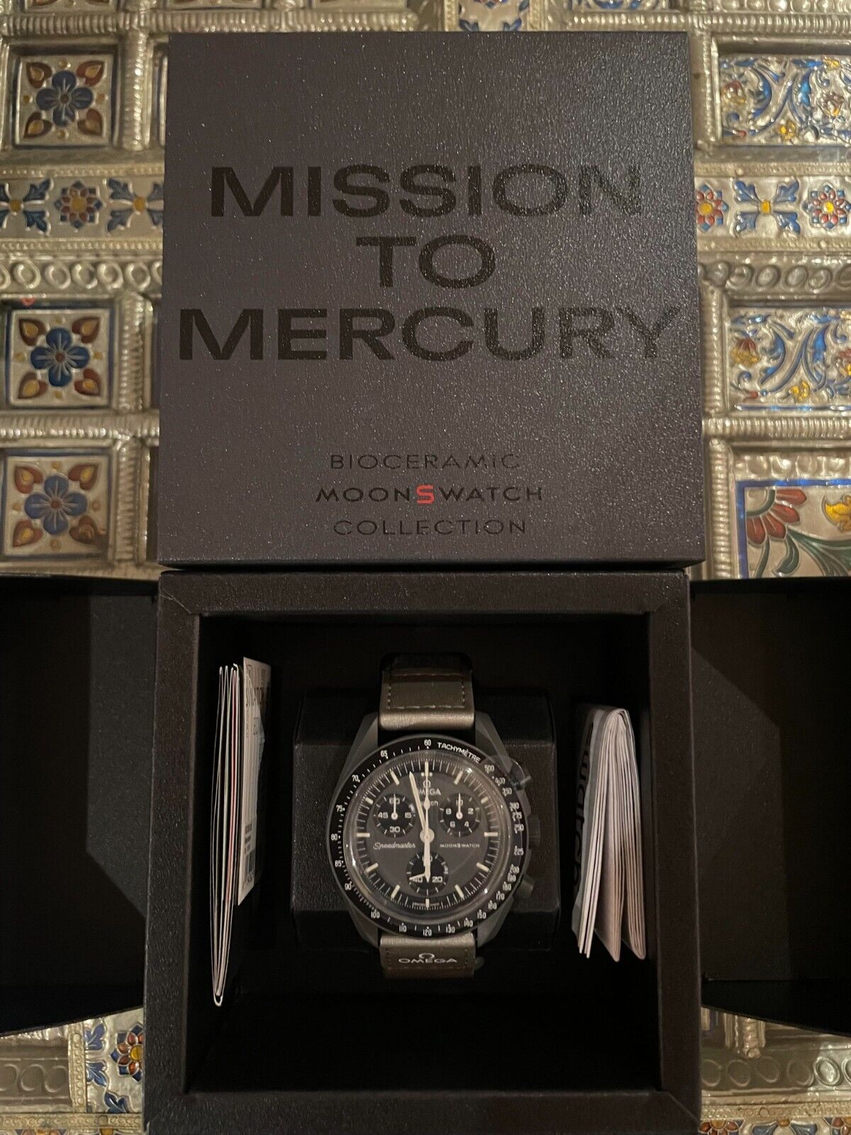 Swatch x Omega Bioceramic Moonswatch Mission to Mercury - S033A100