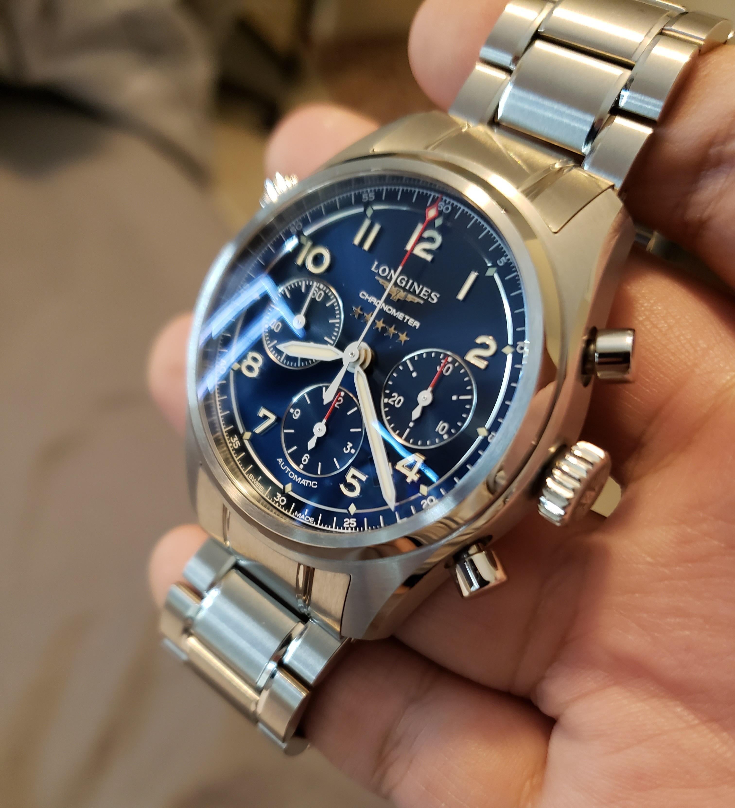 WTS Longines Spirit Chronograph L3.820.4.93.6 WatchCharts