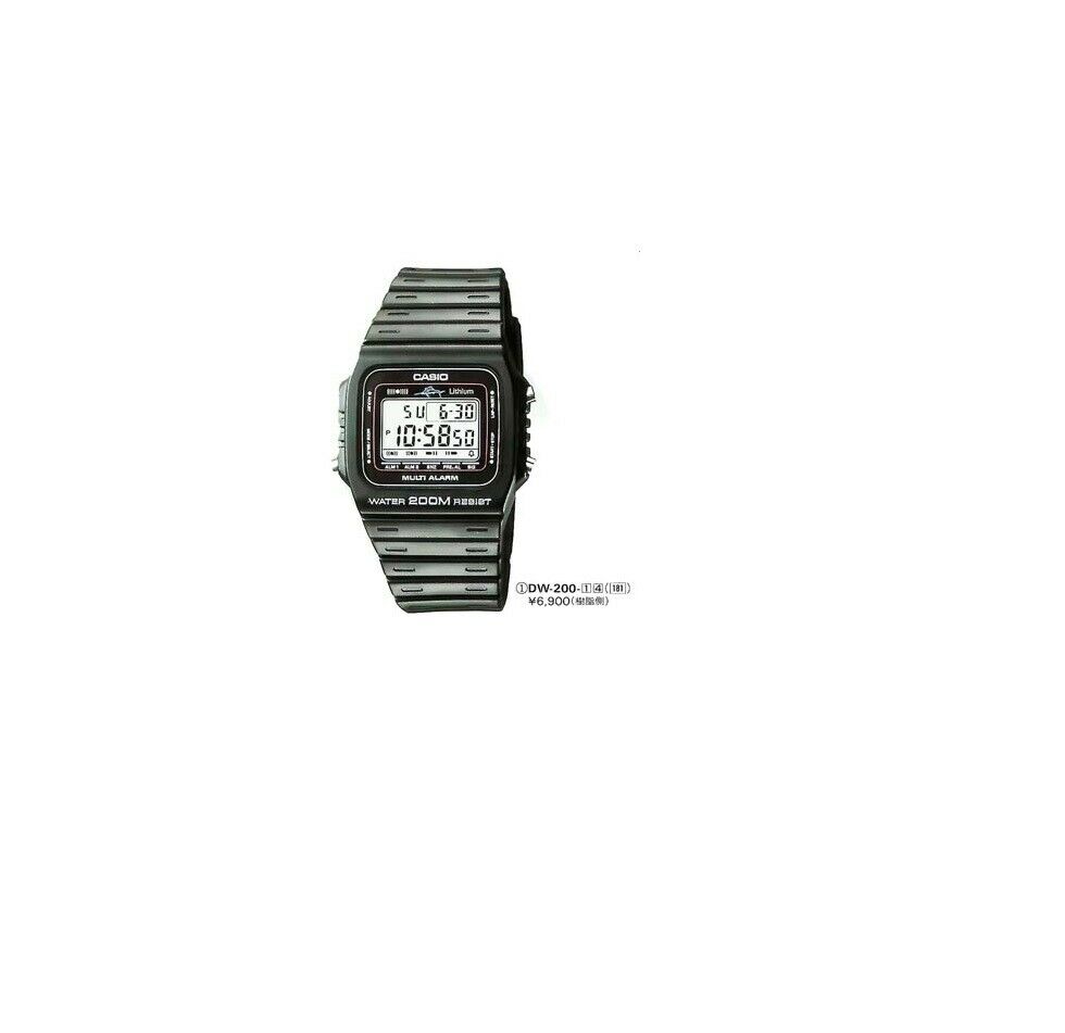 Casio DW-200 (181) Marlin Multi-Alarm Uhr von 1983 - Vintage