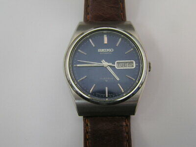 Vintage Seiko Watch Blue Dial Day Date 6309 8120 WatchCharts