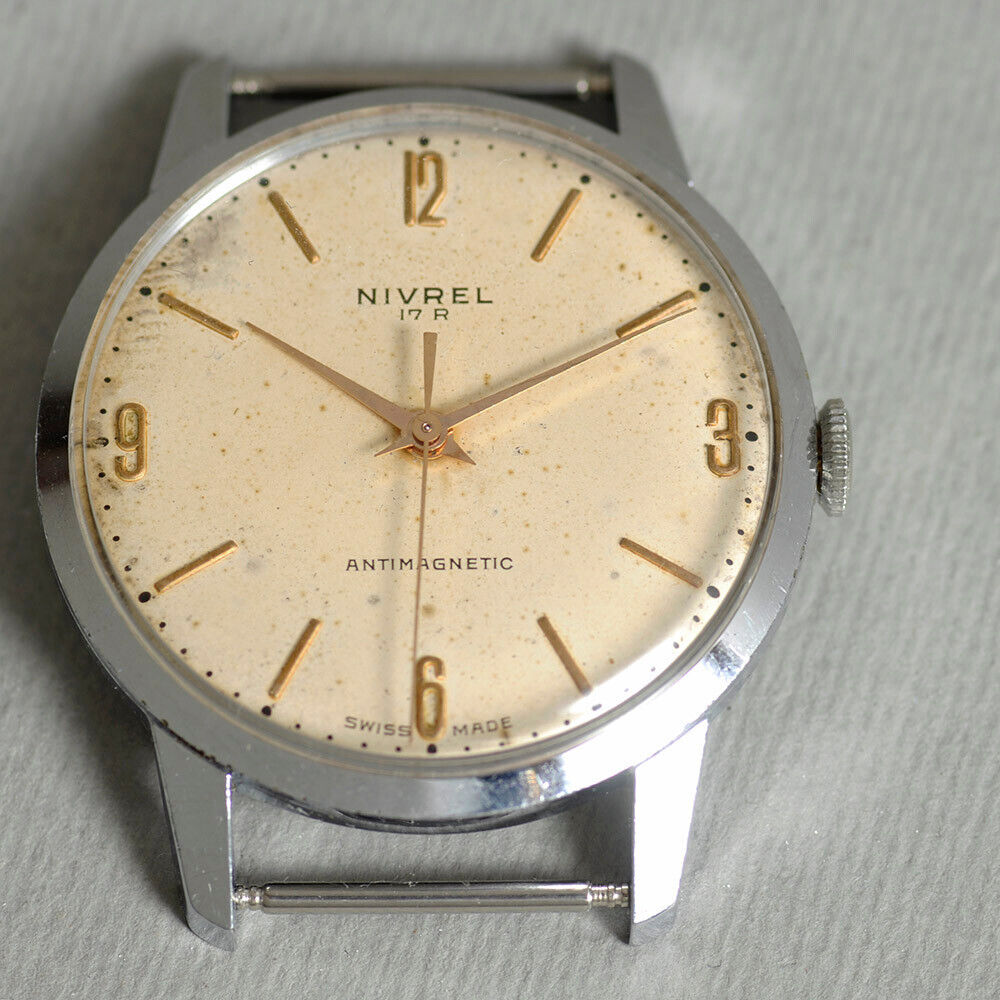 NIVREL 17 R Antique Classic Watch. Elegant, Vintage SWISS Dress