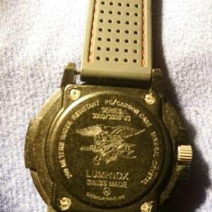 Mens LUMINOX Watch Series 3000/3900 v3 Red Navy Seals