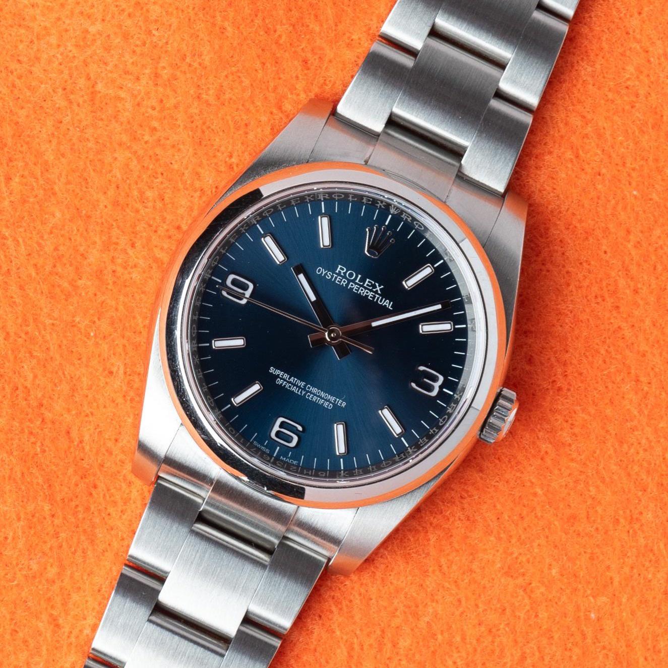 WTS 2020 Rolex Oyster Perpetual 36 116000 Blue 3 6 9 with Card