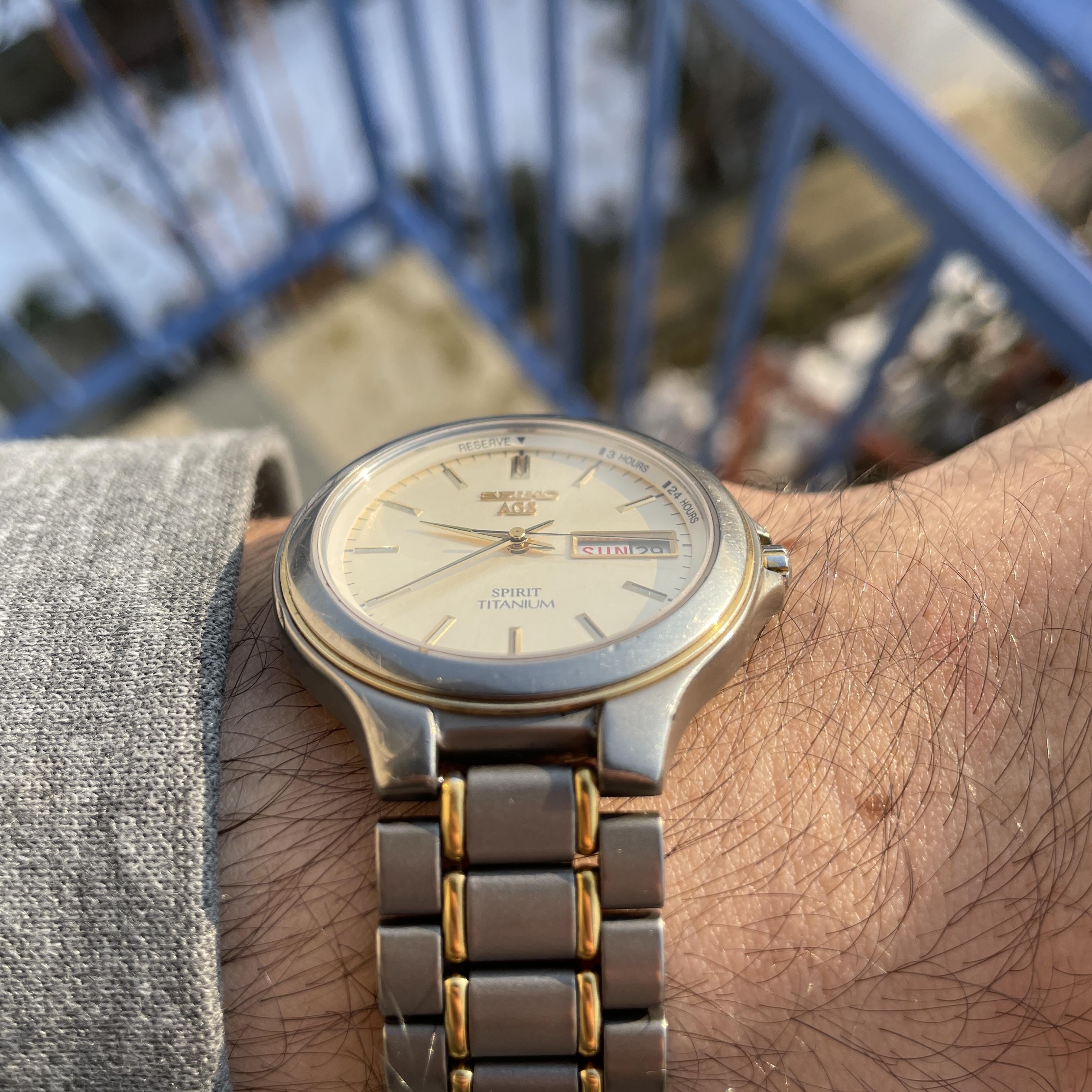 WTS] Seiko AGS Titanium 90s 5M23-6A50 | WatchCharts Marketplace