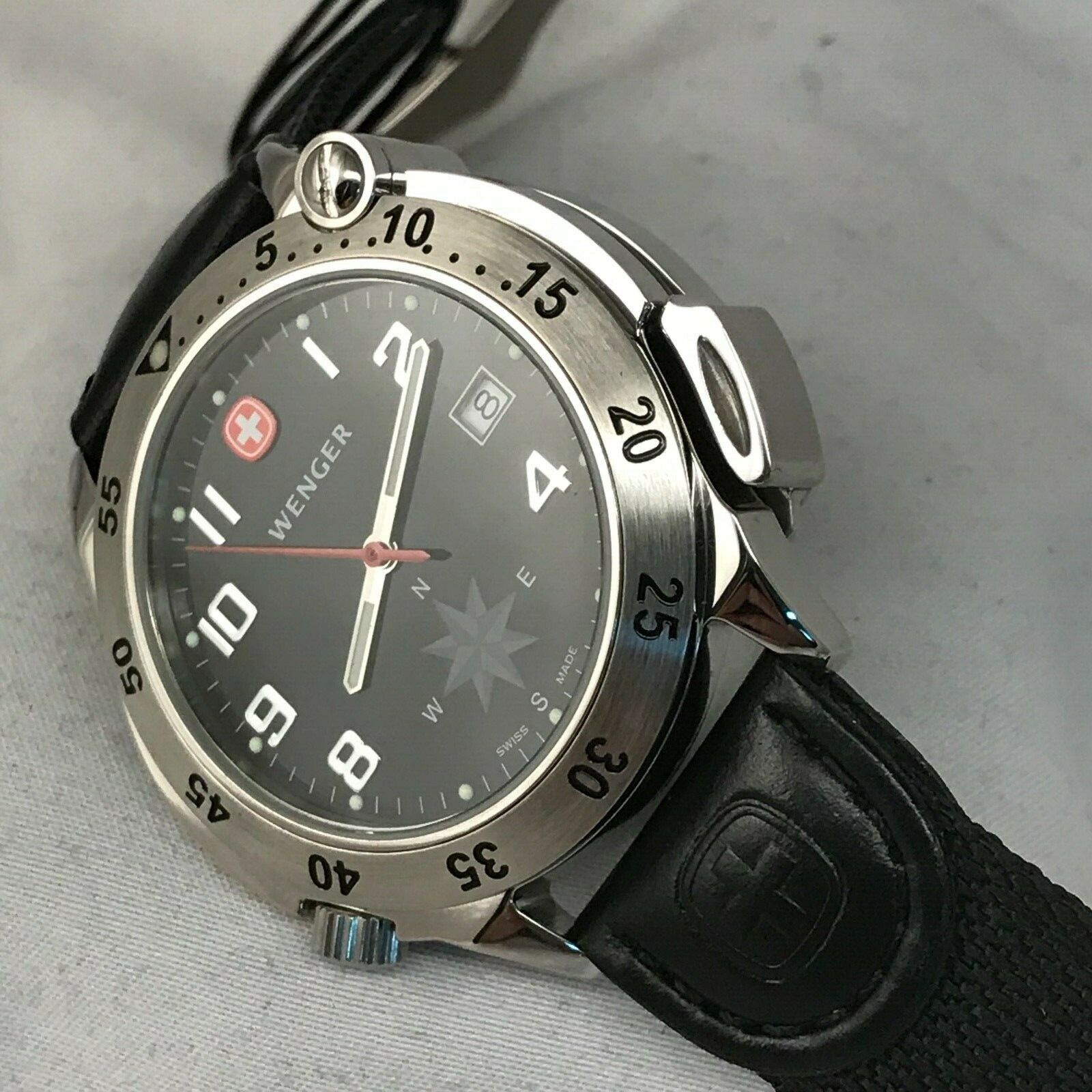 Wenger watch outlet with analog compass