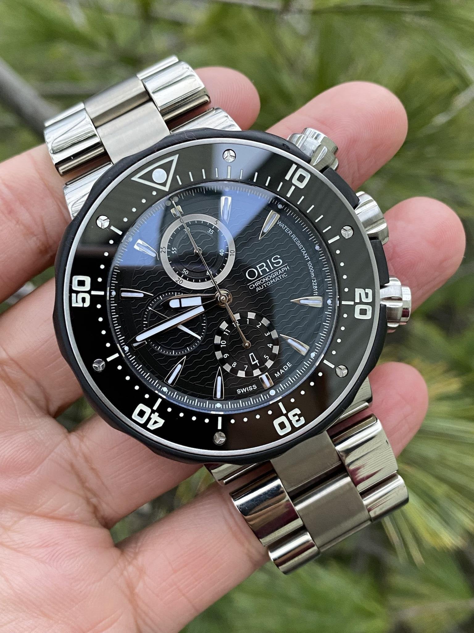 Oris Prodiver Chronograph. Automatic. Titanium. WatchCharts