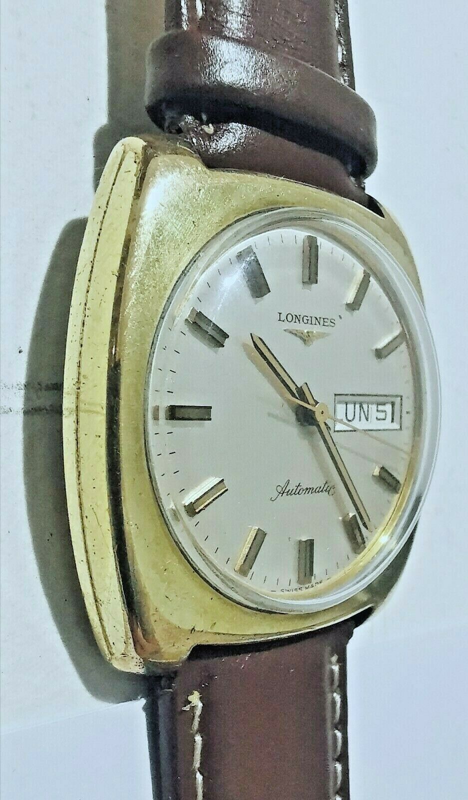 LONGINES Gold Automatic Olympian Vintage Day Date CALIBER 508