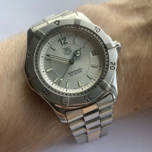 時計 TAG Heuer WK2116-0 automatic 200meters TAG Heuer 2000 Silver Men's Watch - WK2116 for sale online