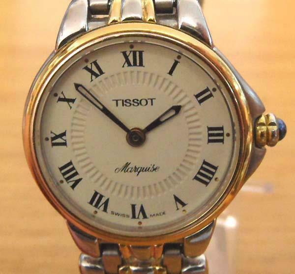 Ladies Classic Swiss Tissot Marquise L260 Gold Plated Quartz