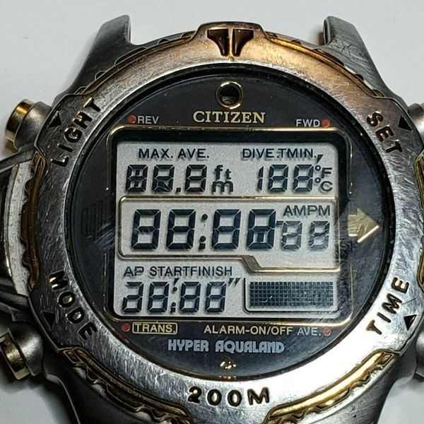 Citizen Promaster Hyper Aqualand D208089839 200M Dive Watch Parts Or