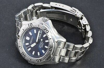 Seiko 5M63-0B30 SBCZ007 Blue dial Scuba 200m Diver Kinetic