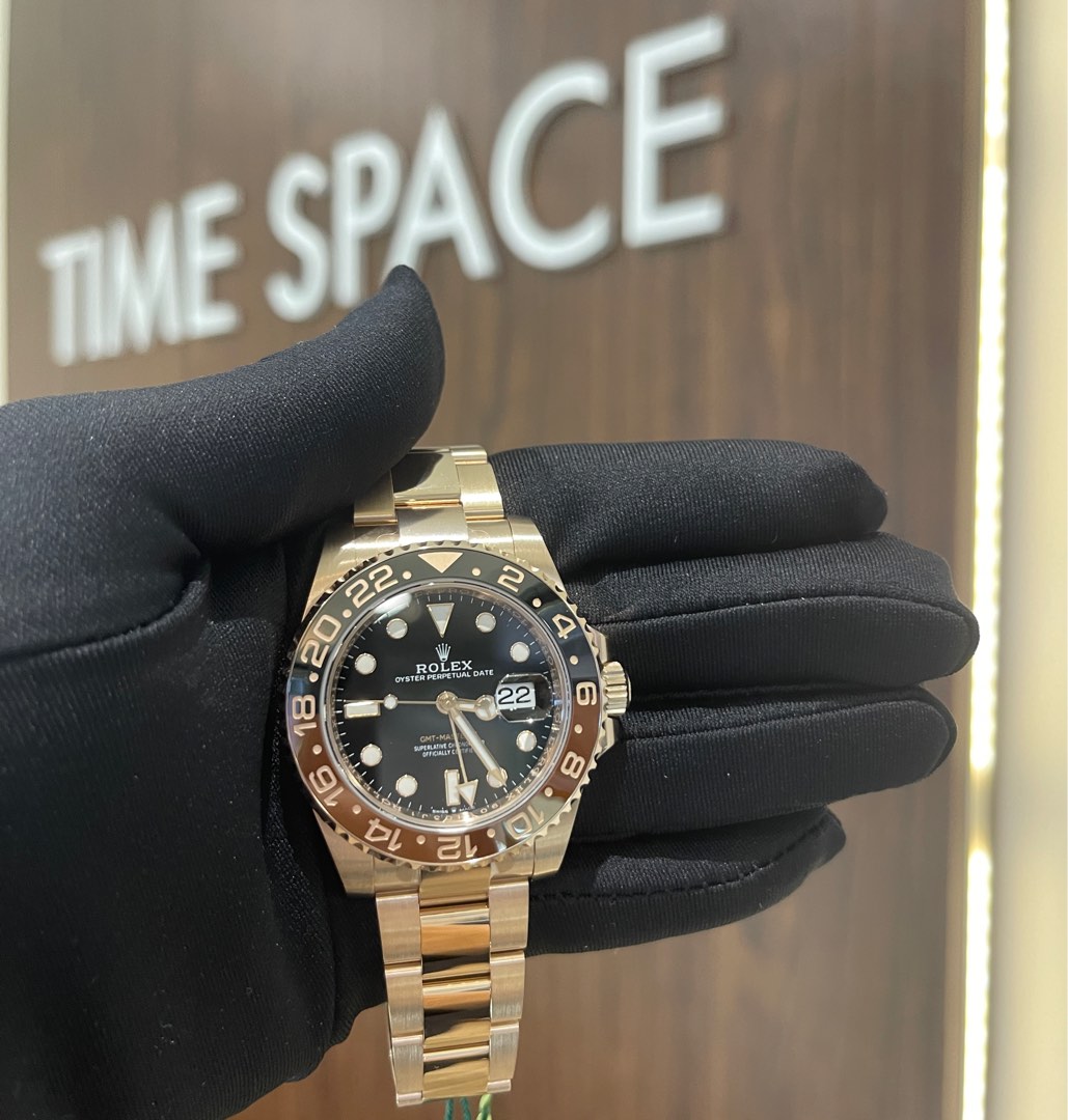 Rolex gmt hotsell pepsi rose gold