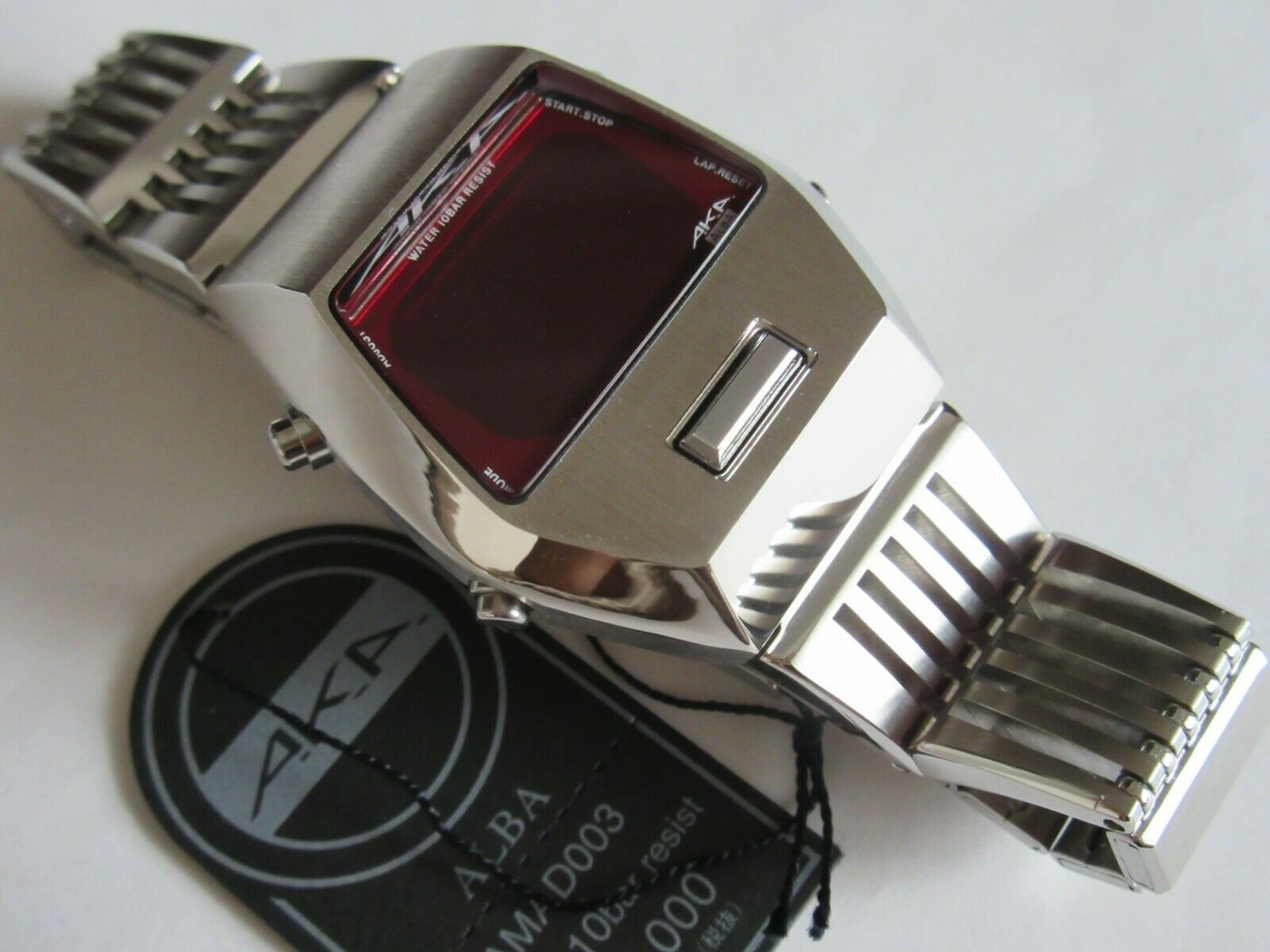 SEIKO ALBA AKA W670-4000 RED LED 