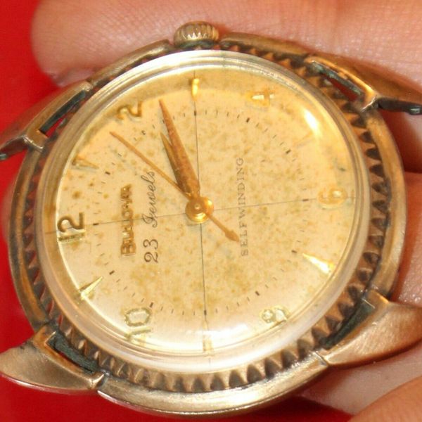 Vintage 1958 L8 Bulova Selfwinding 23 Jewels Automatic Wrist Watch ...