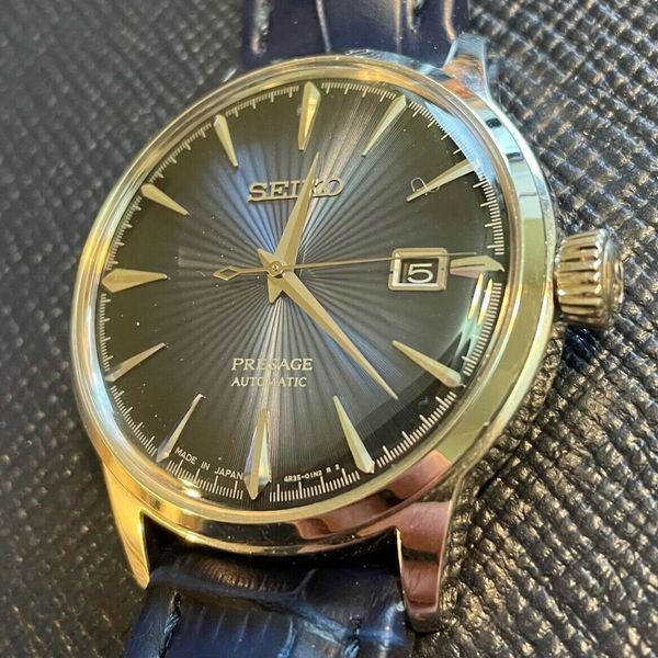 Seiko Presage Cocktail Time Blue Moon Automatic Watch SRPB41J1 WatchCharts Marketplace