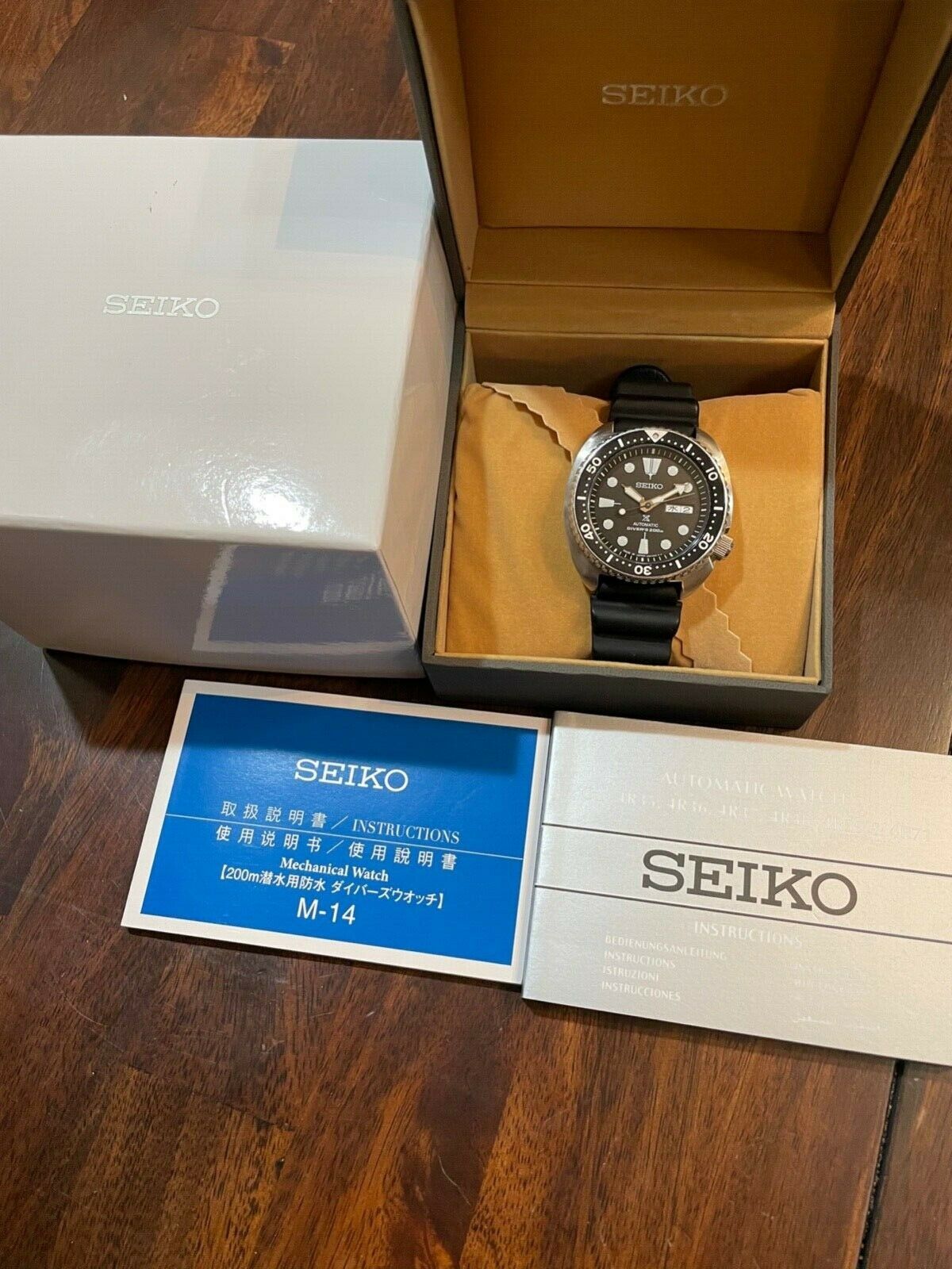 Seiko SBDY015 Turtle Diver's Watch 200 Meters JDM Made in Japan Kanji ...