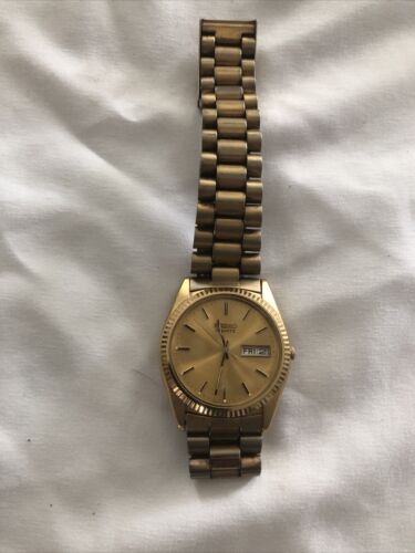 Seiko 7N43 8110 A4 Vintage Day Date Goldtone Watch WatchCharts