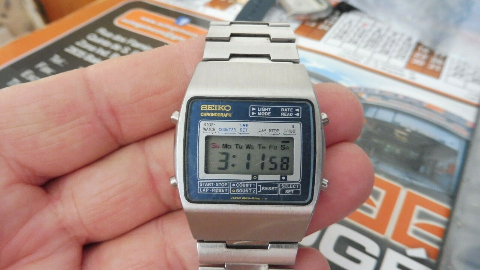 vintage seiko digital quartz M929 5000 watch WatchCharts