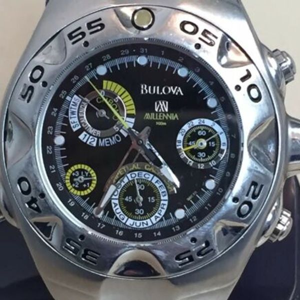 BULOVA MILLENNIA MEN'S WATCH CHRONOGRAPH S.S. PERPETUAL CALENDAR