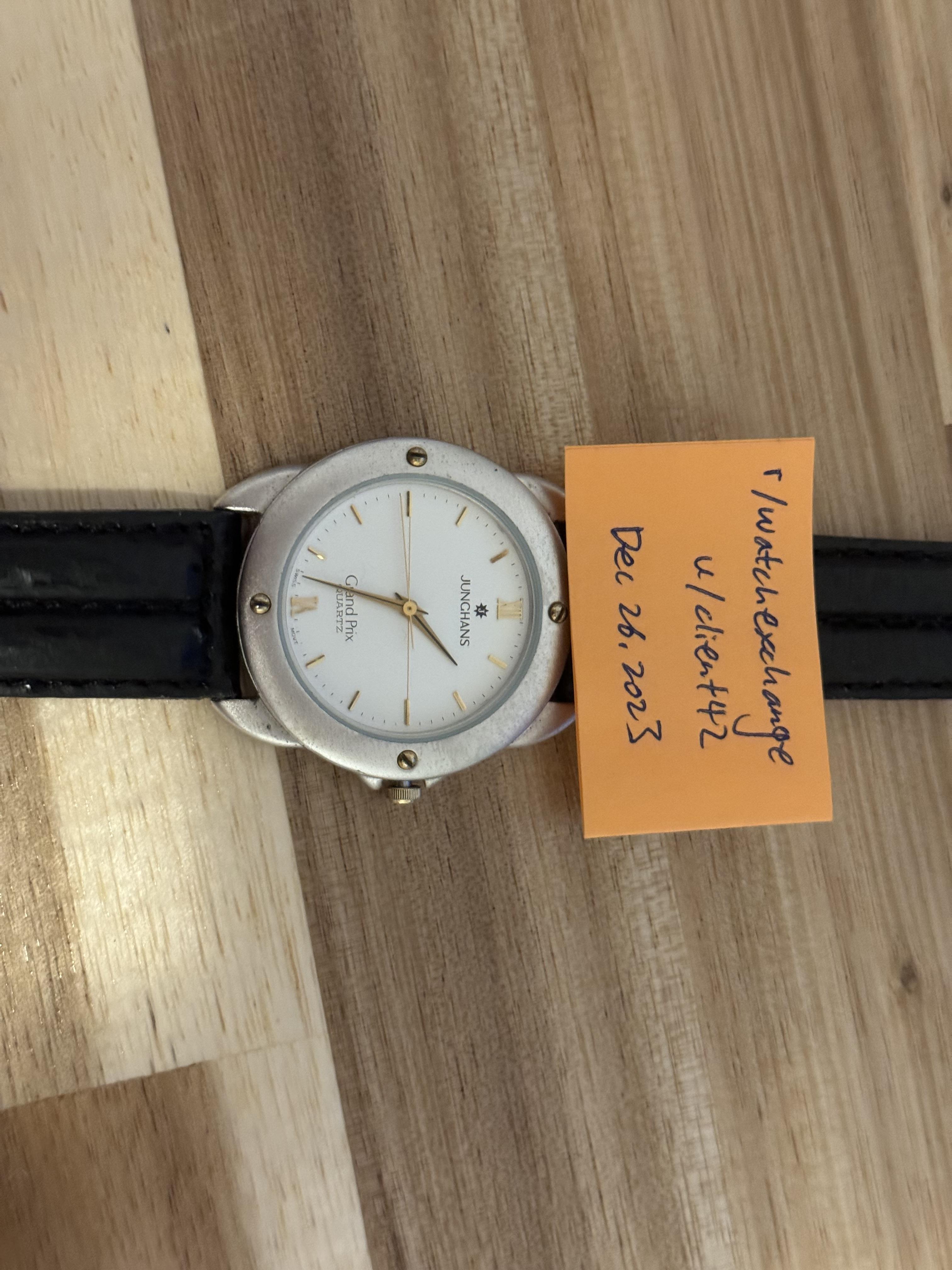 WTS Vintage Junghans Grand Prix RD 5003 Silver Dial Stainless