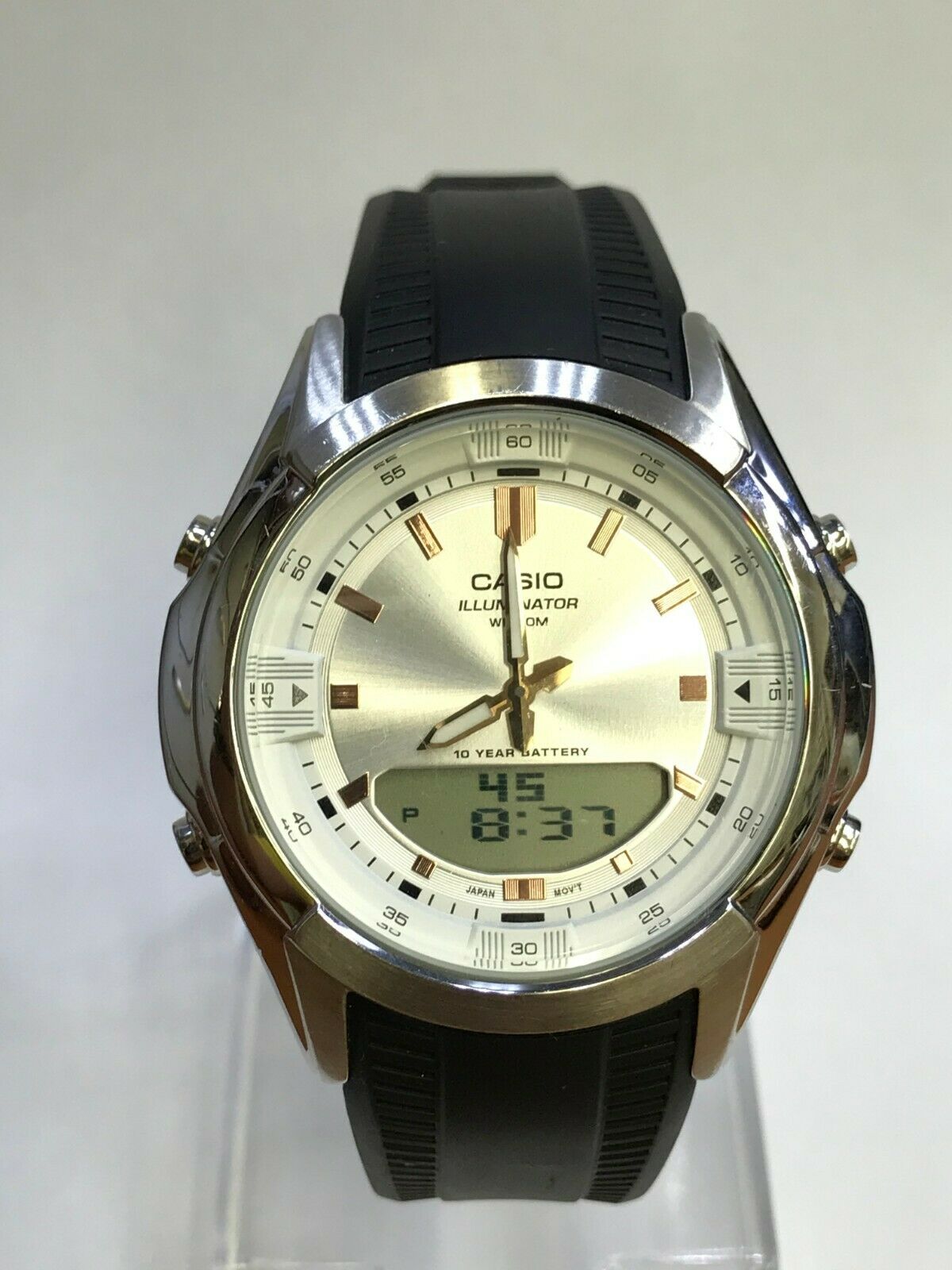 Used Casio AMW 840 7A Analog Digital 50M WR Mens Watch AMW 840 Original WatchCharts Marketplace