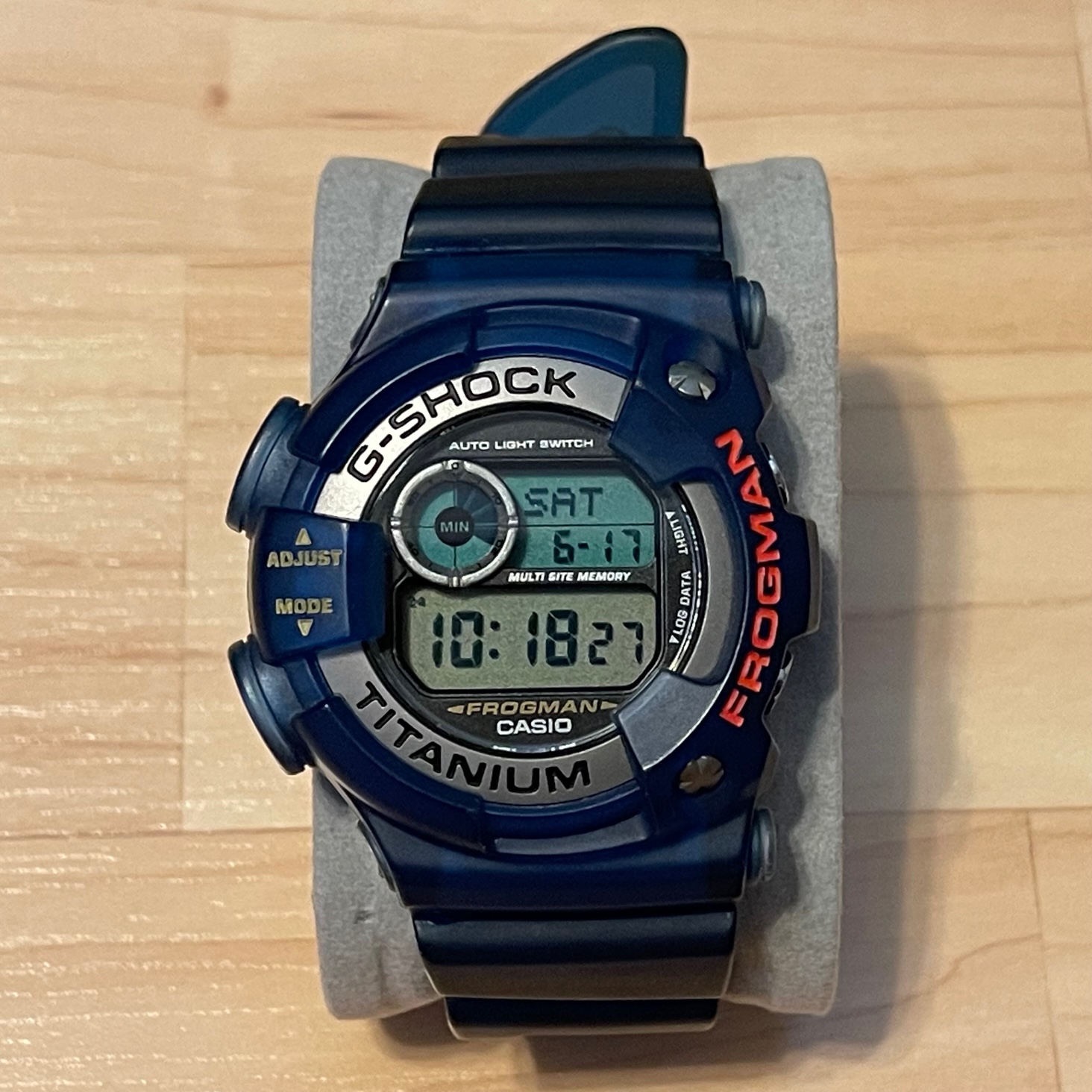 WTS] Casio G-Shock DW-9900BS-2 Titanium Frogman Blue Jelly 9900 