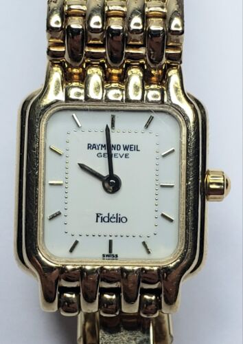 RAYMOND WEIL FIDELIO GENEVE 18K GOLD ELECTROPLATED WOMEN WATCH