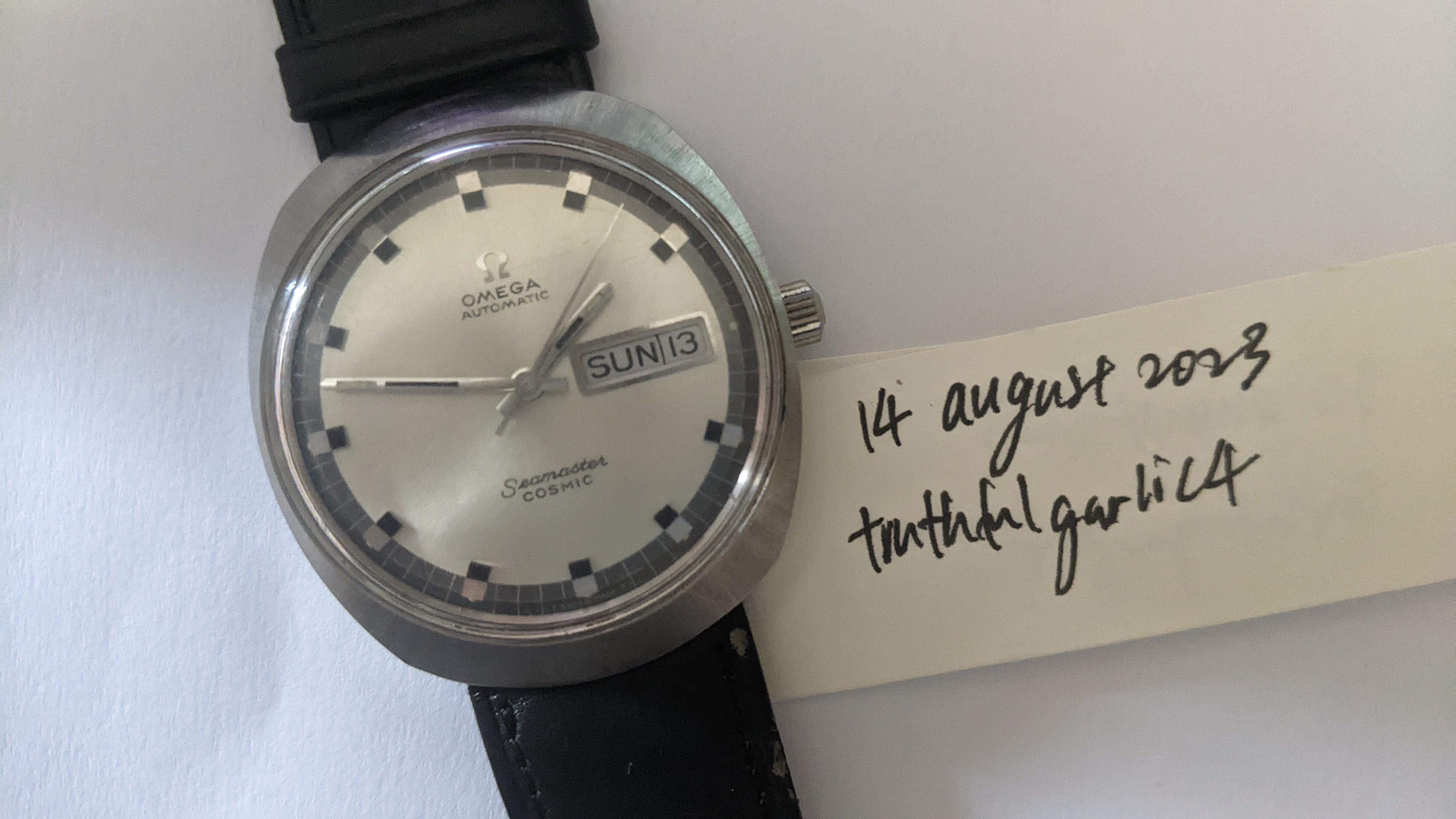 WTS OMEGA Seamaster Cosmic Automatic 35mm Day Date 166.036 for