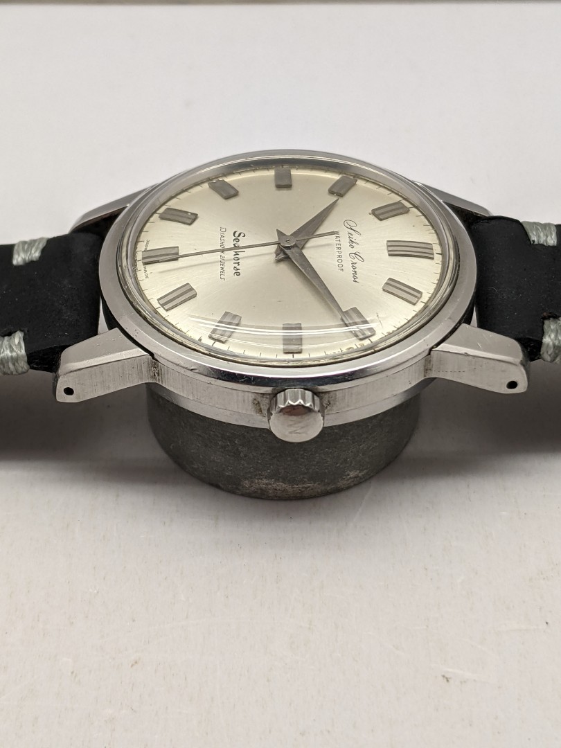 SEIKO CRONOS SEA HORSE WATERPROOF DIASHOCK 21 JEWELS HAND WINDING