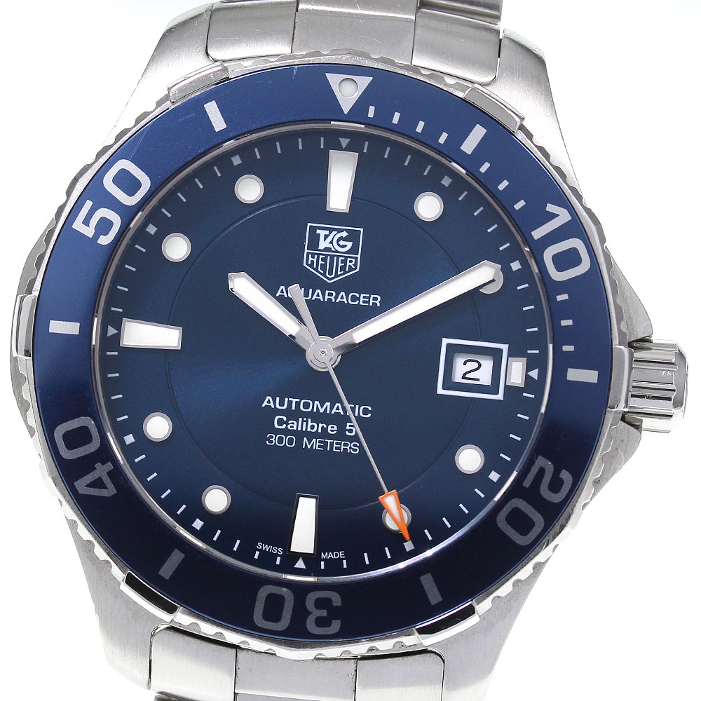 With Warranty [TAG HEUER] Tag Heuer Aquaracer Caliber 5 Date WAN2111 ...