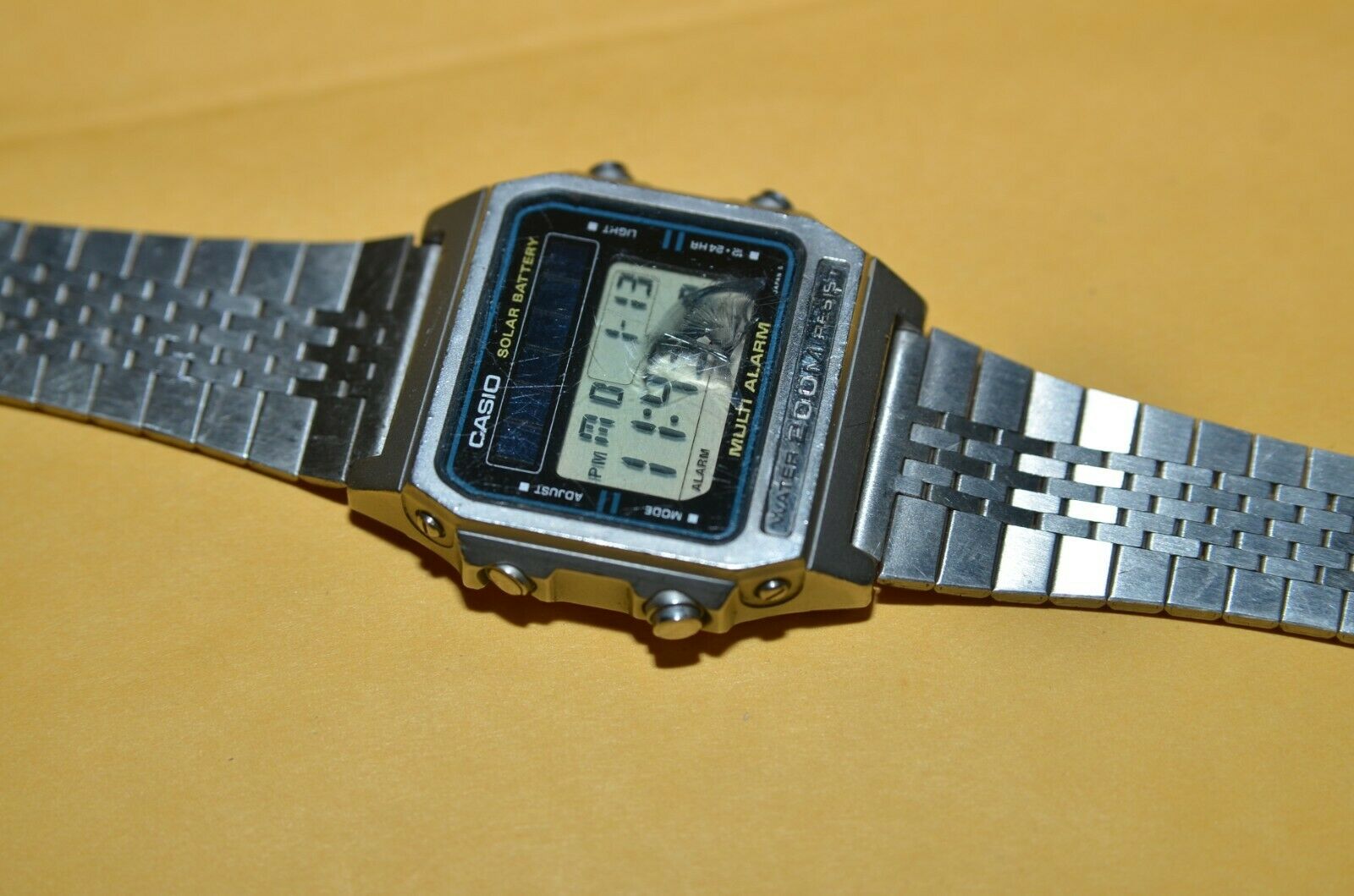 CASIO dw2000 ジャンク Casio Multi Alarm Dw-2000 japan used rare Operation