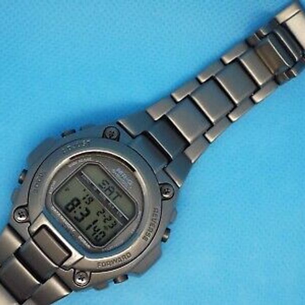 Vintage CASIO Digital Watch 1673 MRG-200T TITANIUM G-SHOCK 200M