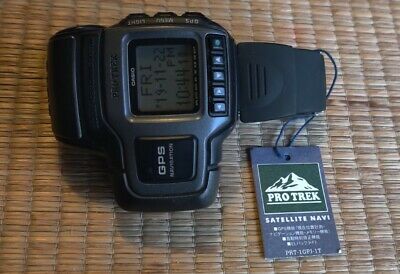 RARE 1st GPS Casio Protrek Digital Vintage Watch PRT-1 still w/tag brand  new. | WatchCharts Marketplace
