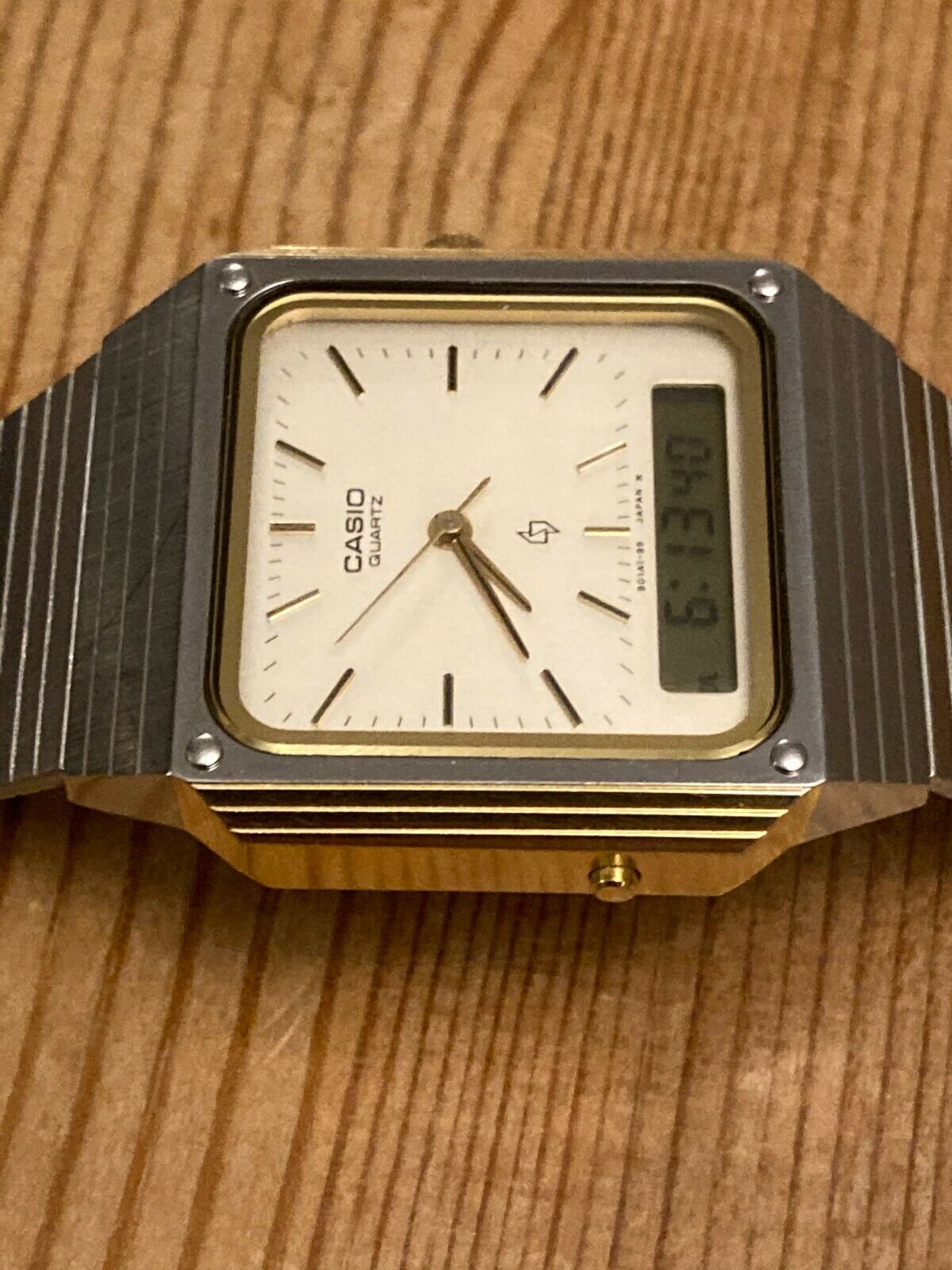 GENTS VINTAGE CASIO AQ-500 DUAL TIME WATCH 90`S | WatchCharts