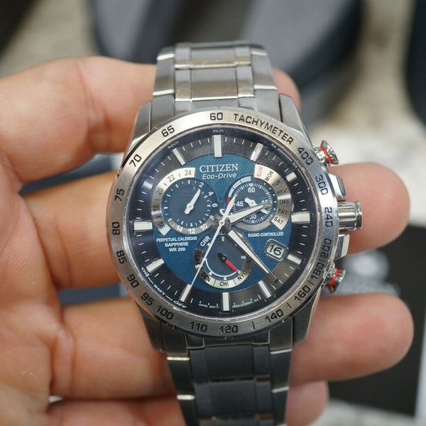Citizen Eco Drive Radio Controlled Perpetual Calendar Watch Model E650