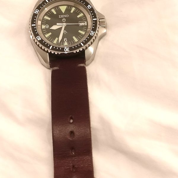 FSOT (SOLD!) Zeno PRS-3 Broadarrow (CWC style) Diver Ronda 715Li 10 ...