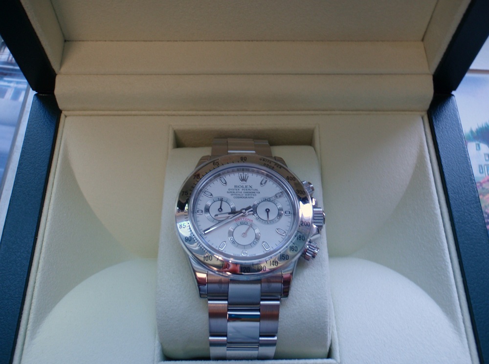 Rolex 116250 white dial Daytona BNIB 10900 CDN deals only