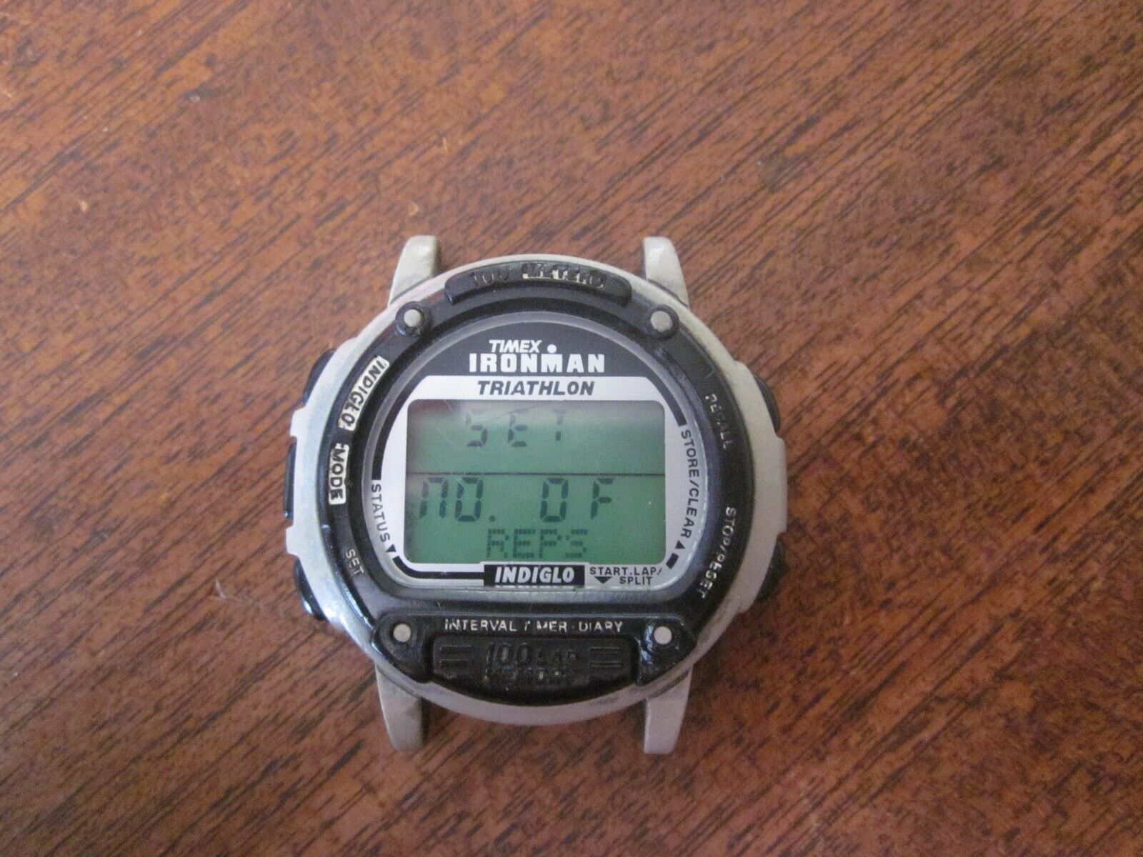 1993 Timex Ironman Triathlon Indiglo 100 Lap Memory Model 721