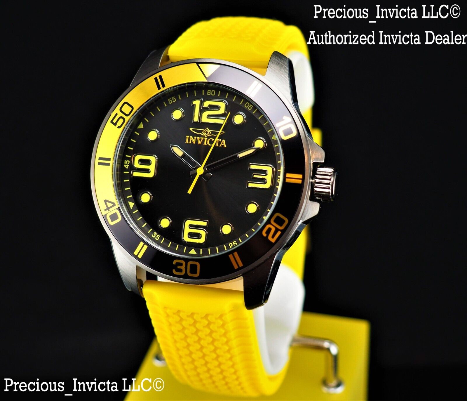 Invicta grand diver online yellow dial