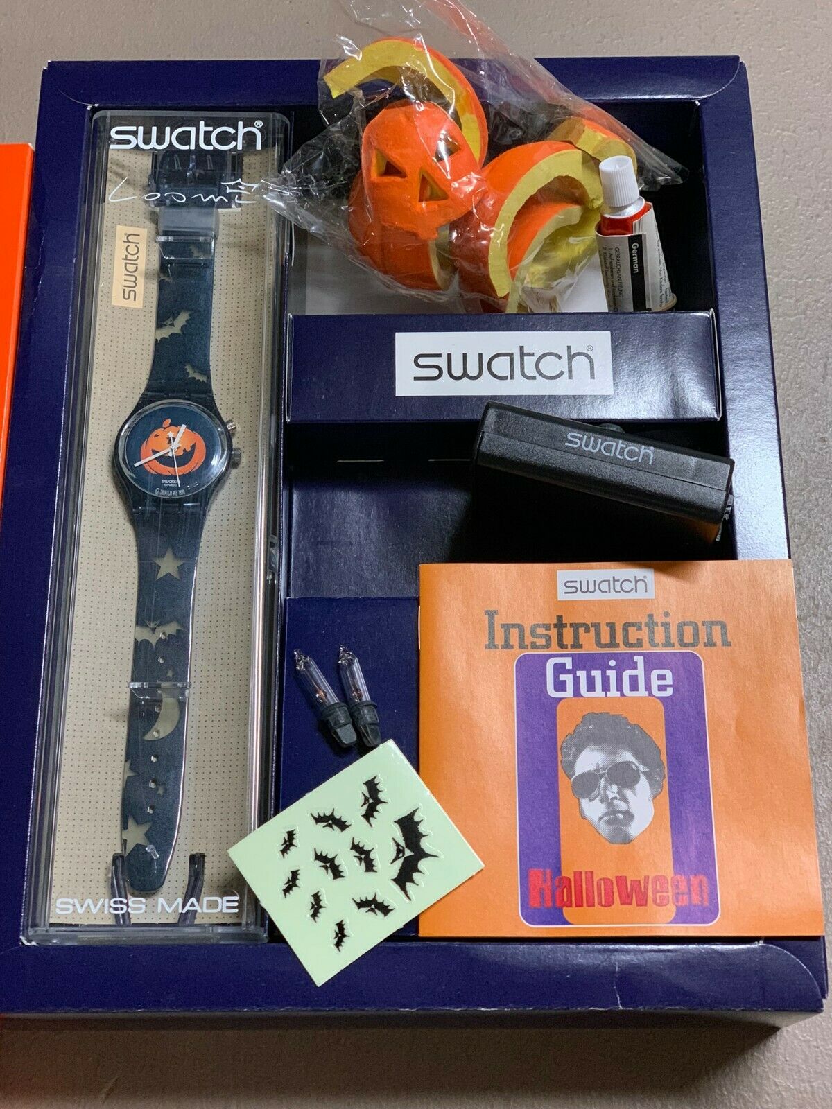 Swatch LOOMI/Glow In The Dark Halloween Special 1998 GZS30/GN906 