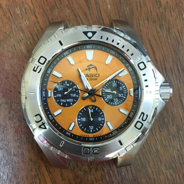 Vintage Casio MDV-301 Marlin Module 2364 200m Diver New Battery
