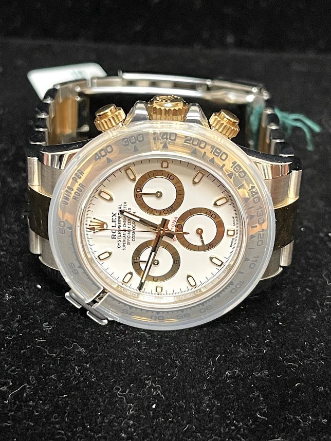 2021 Rolex Daytona 116502 White Dial TT Oyster With Papers 40mm