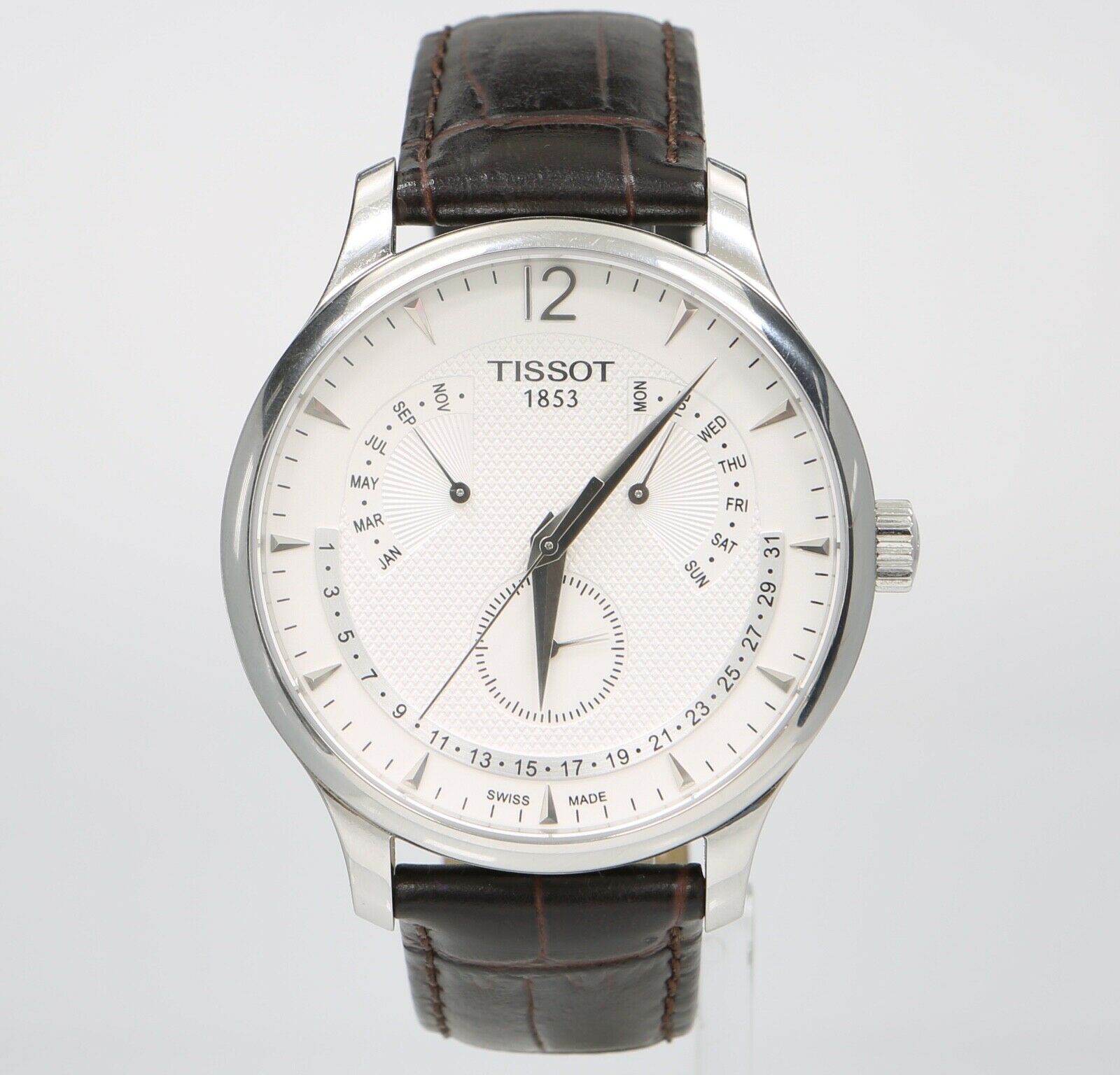 42mm TISSOT Tradition Perpetual Calendar T063637A Swiss Mens Watch