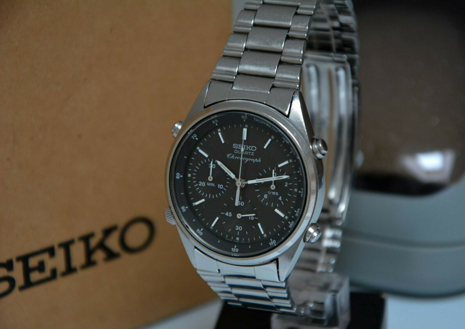 Vintage Seiko 7A28-702A Chronograph Watch 