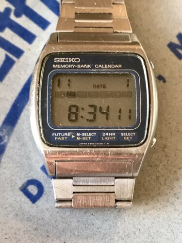 Vintage Seiko M354-5020 Memory-Bank Calendar | WatchCharts Marketplace