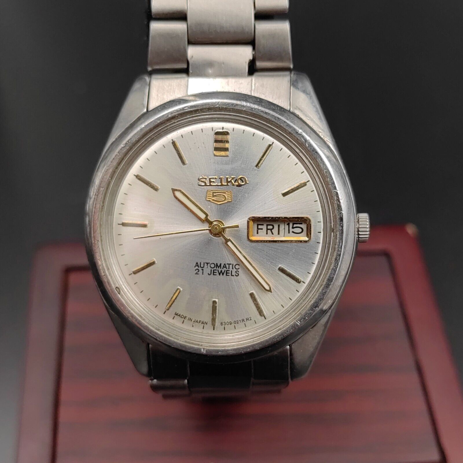 Vintage Seiko 5 Automatic 21 Jewels Cal.6309 7200 Japan Men s