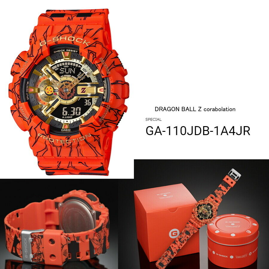 Casio G Shock Dragon Ball Z Collaboration Special Ga 110jdb 1a4jr From Japan Watchcharts