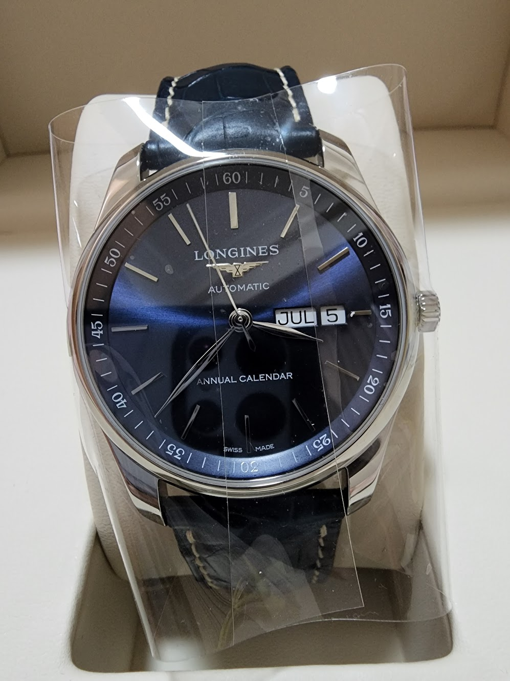 WTS LONGINES MASTER COLLECTION ANNUAL CALENDAR L2.920.4.92.0 BNIB WatchCharts Marketplace