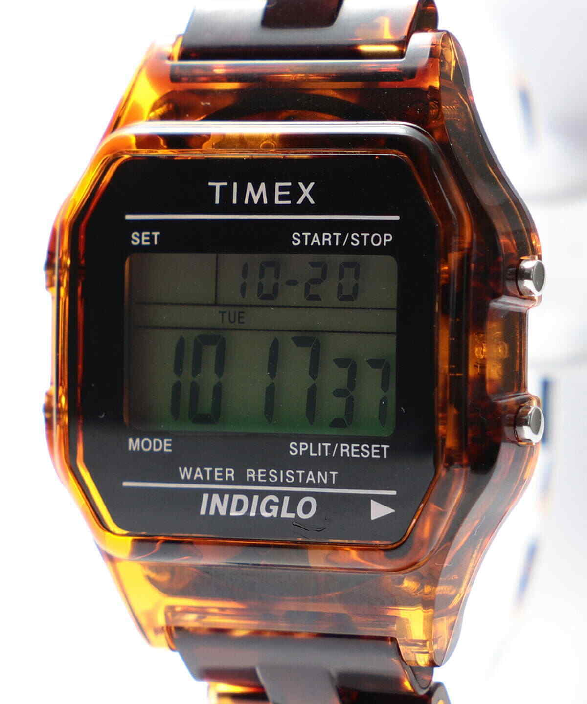 ☆レア☆TIMEX × BEAMS 別注 べっ甲 クラシックデジタル - 腕時計