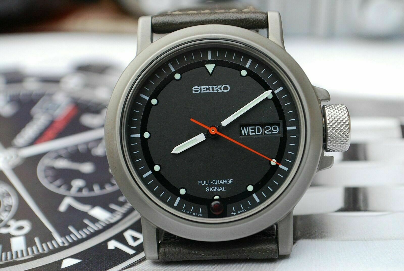 1986 Seiko 8T23-8020 First (and only) Hand-Wound Quartz